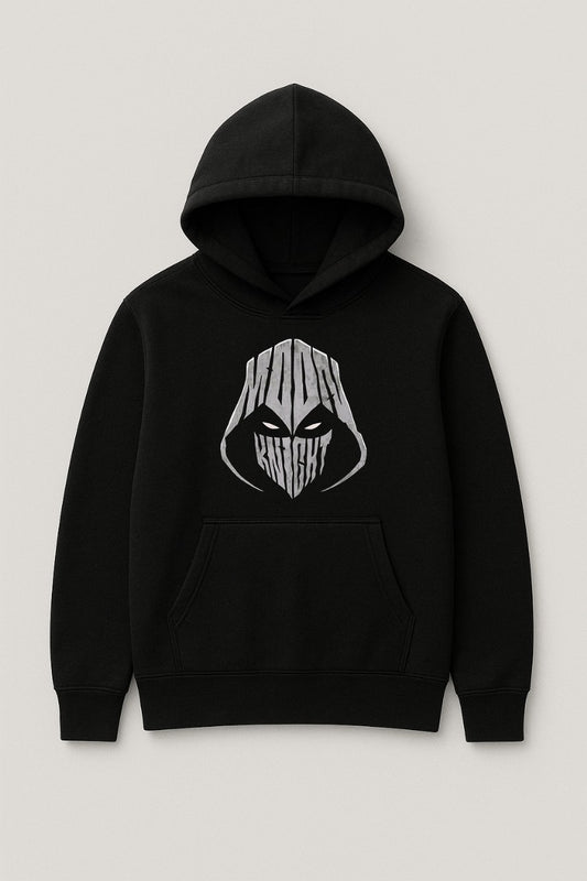 Black Ninja Face Printed Hoodie