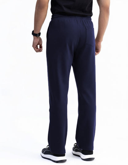Navy Blue Pleated Trouser