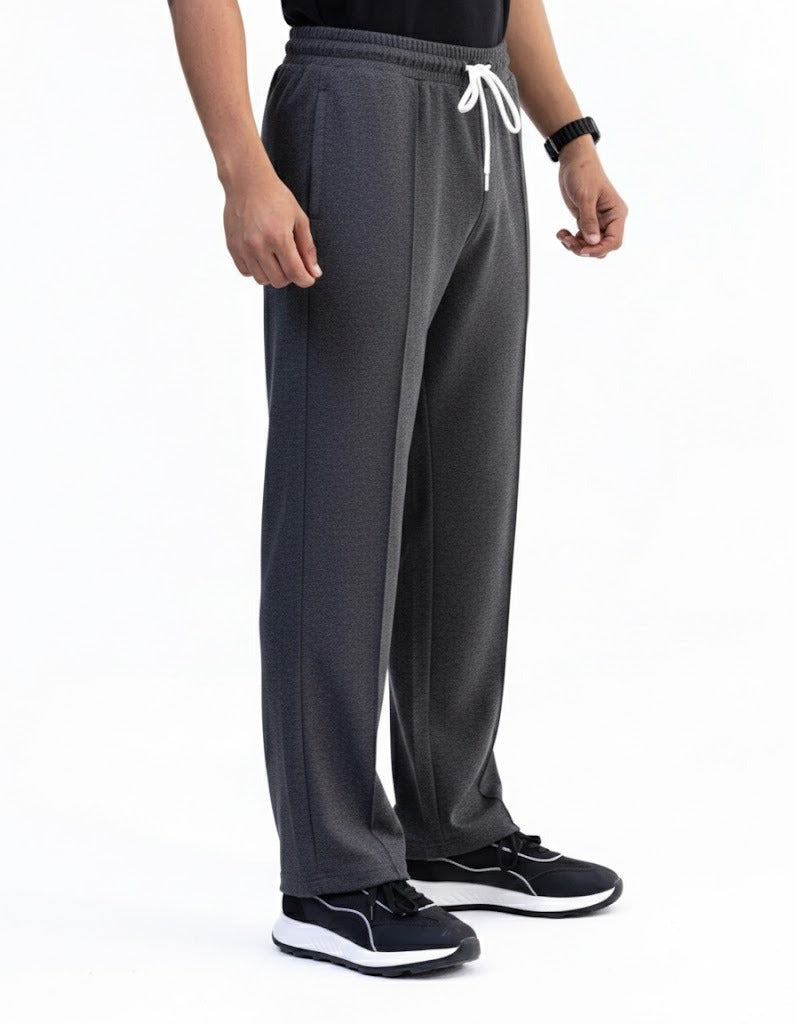 Charcoal Pleated Trouser