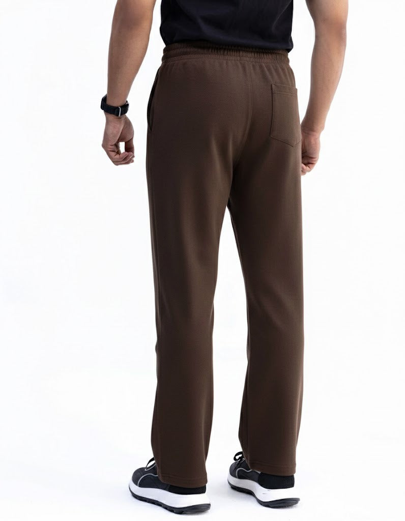 Brown Pleated Trouser