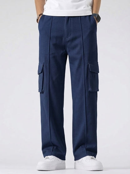 Navy Blue Pocket Cargo Trouser