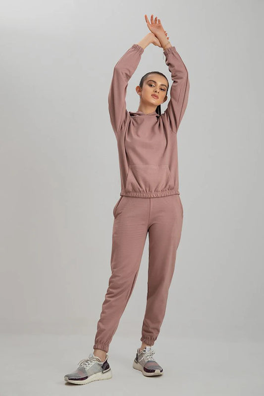 9T9 T-Pink Tracksuit with warm hoodie and pant