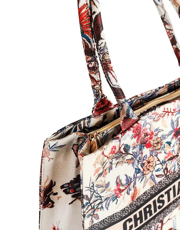 CHRISTIAN DIOR CANVAS - RED