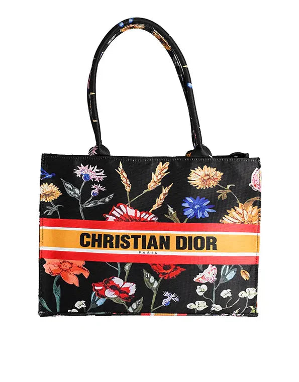 CHRISTIAN DIOR CANVAS - BLACK