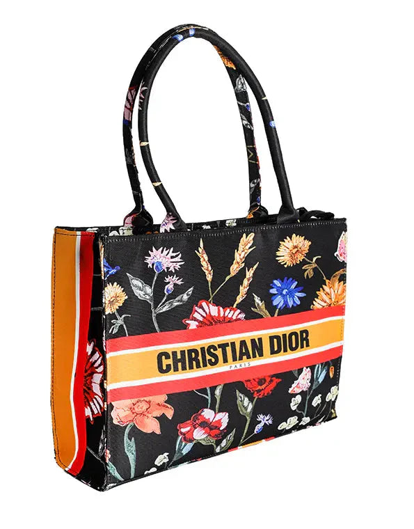 CHRISTIAN DIOR CANVAS - BLACK