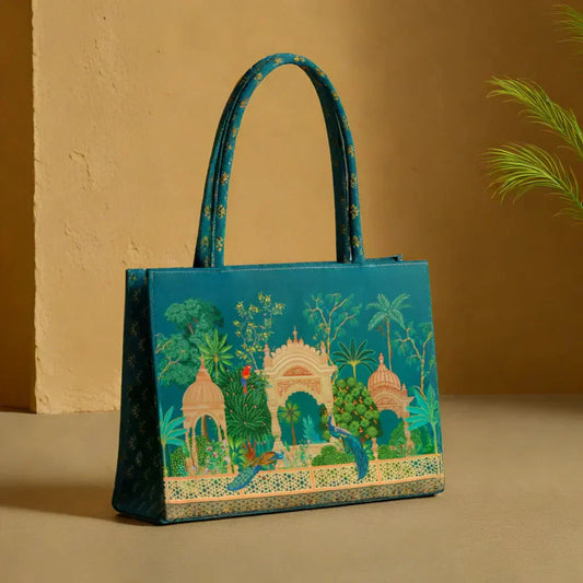PEACOCK CANVAS BAG