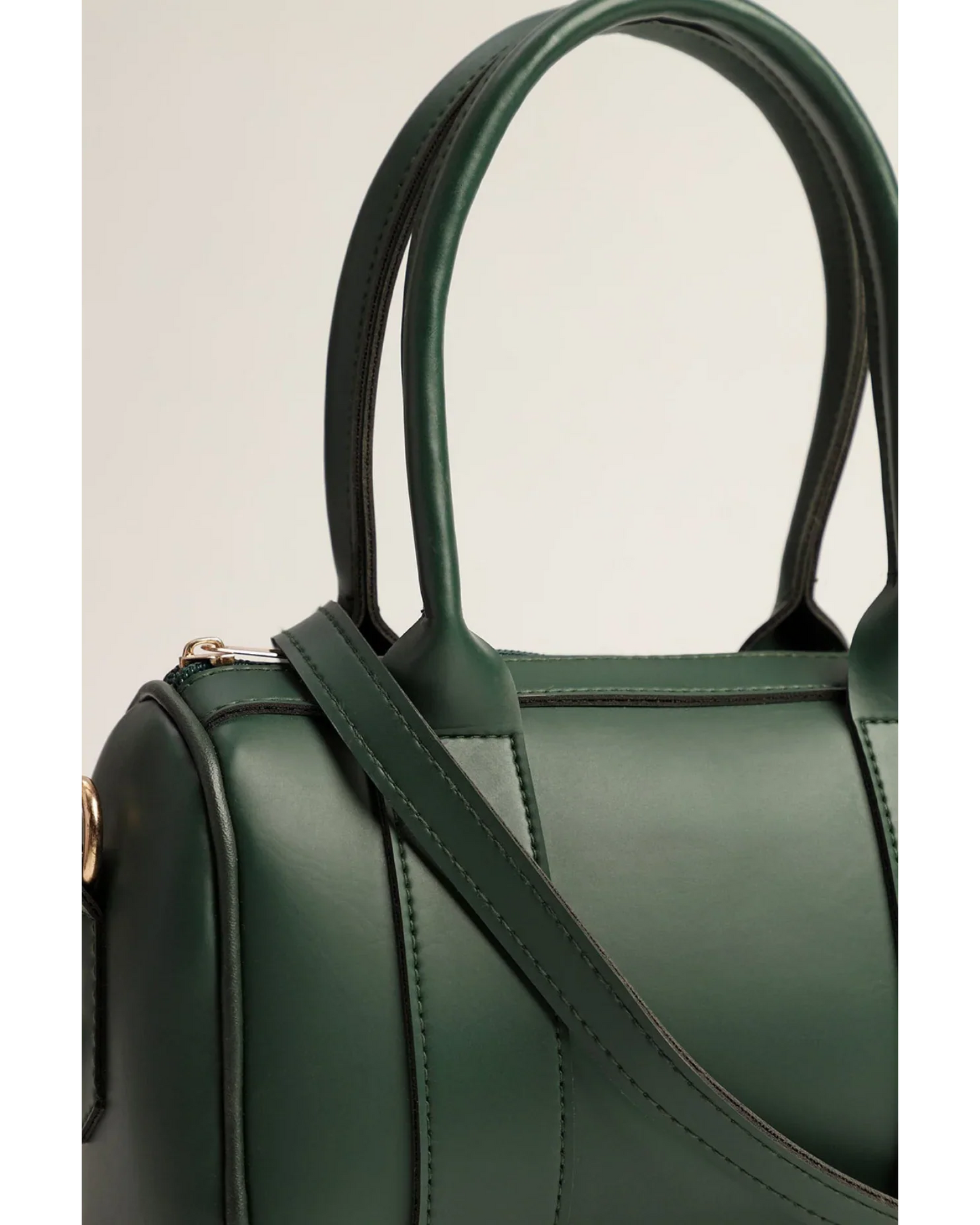 DUFFLE CROSSBODY BAG - GREEN