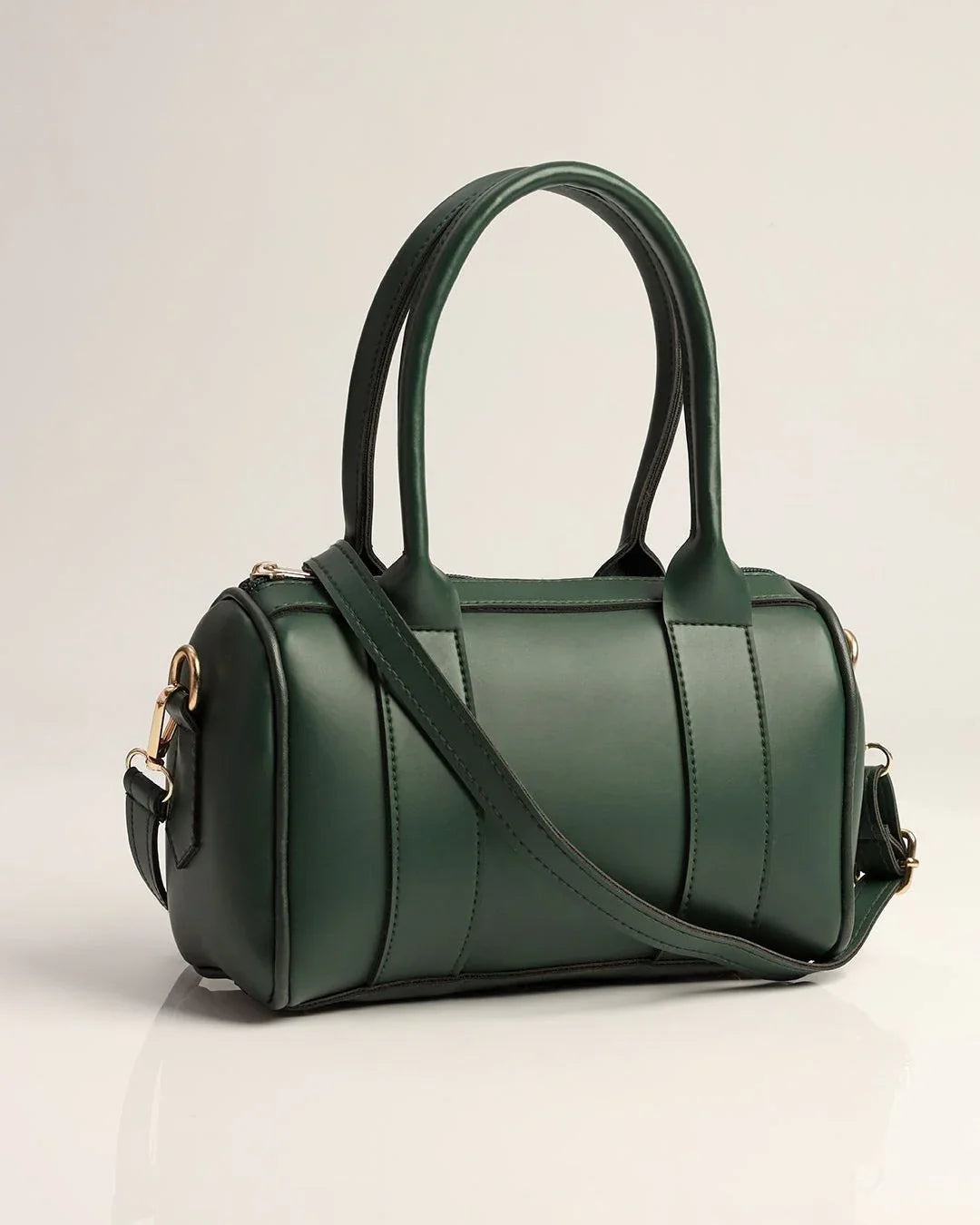 DUFFLE CROSSBODY BAG - GREEN