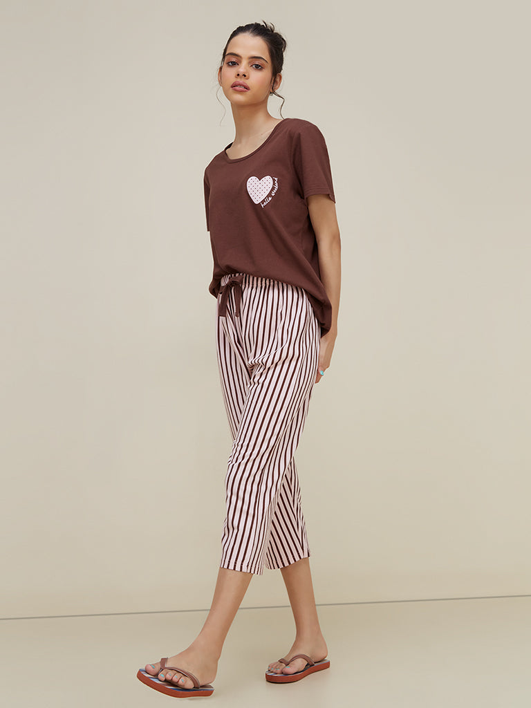 Hello Weekend Printed Pj set