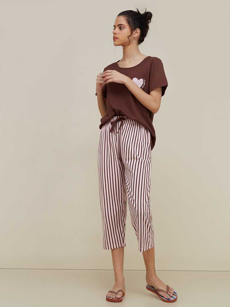 Hello Weekend Printed Pj set